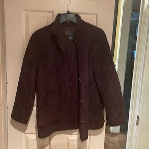 Brown pea coat from Ralph Lauren.